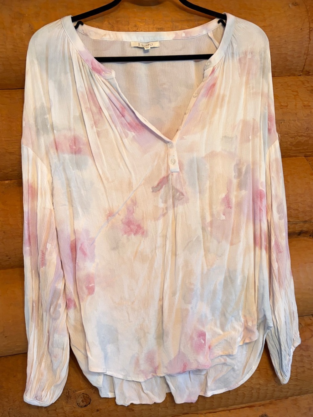 Z Supply Lightweight Long Sleeve Floral Blouse. Never Worn!